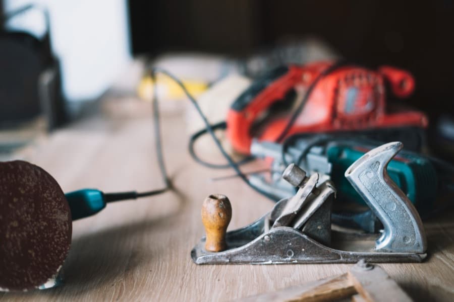 Craftsman tools on a workbench