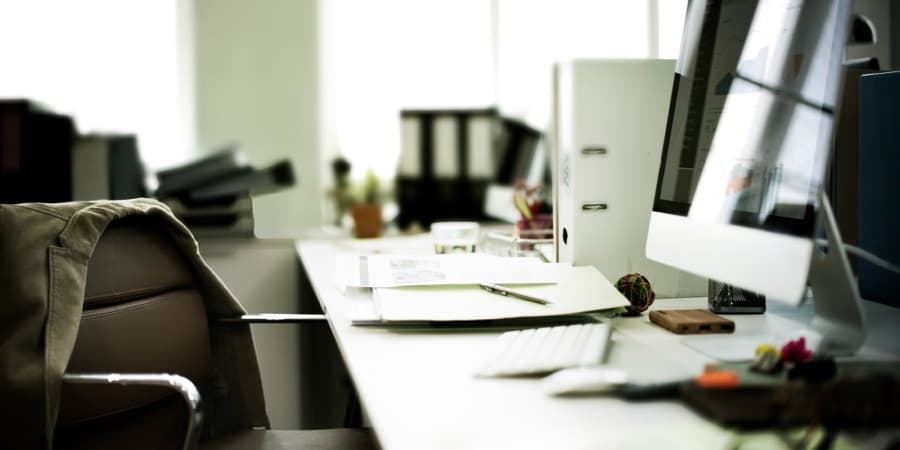 An agency office